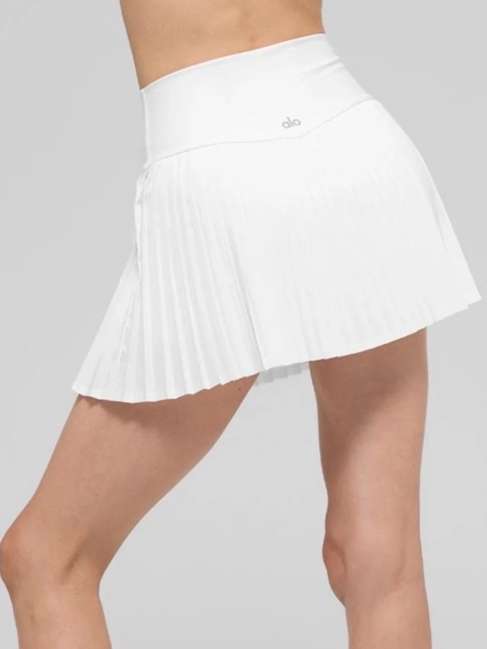 Alo Yoga Grand Slam Tennis Skirt White, Size XS